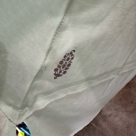NWOT free people mint green short sleeve - Picture 2 of 4